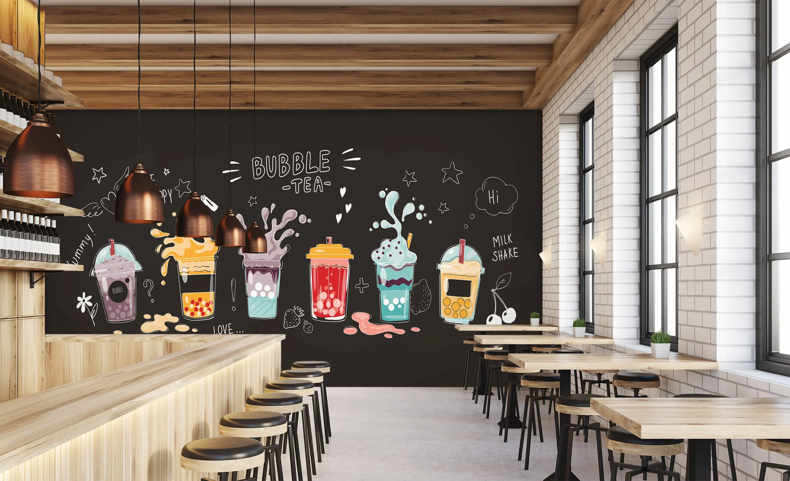 bubble tea заклад замовити меблі
